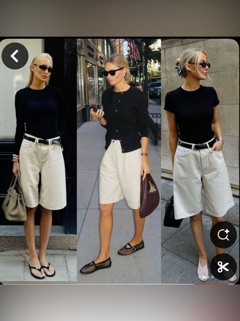 J Crew pleated denim trouser bermuda shorts